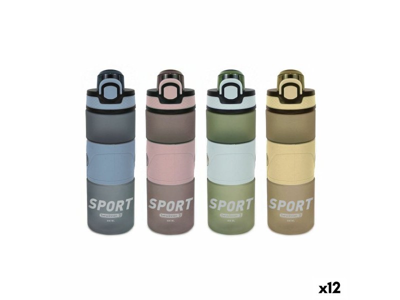 Бутилка за вода Bewinner 500 ml 0,5 L 7 x 20,5 cm (12 броя)