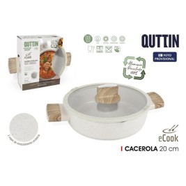 Касерола с Капак Quttin Ecook 20 x 9 cm 2,8 mm (4 броя)