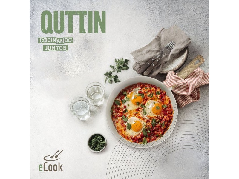 Уок Тиган Quttin ECOOK Бял 28 x 8 cm 2,8 mm (6 броя) Уок Тиган Quttin ECOOK Бял 28 x 8 cm 2,8 mm (6 броя)