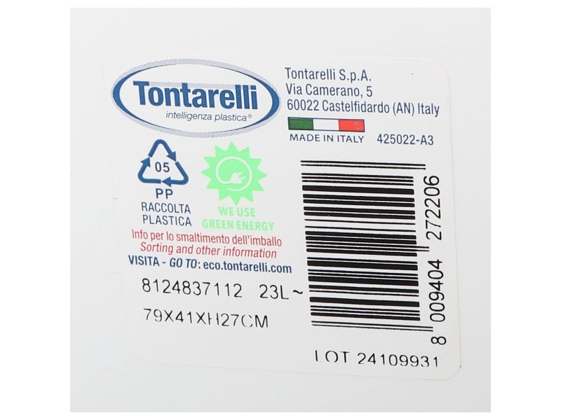 вана Tontarelli Baby Бял 80 x 41 x 27 cm (6 броя)