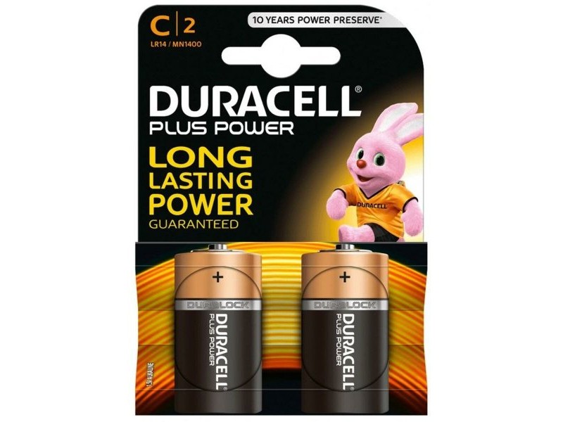 Батерии DURACELL Plus Power L2 CLR14 1,5 V LR14 (10 броя)