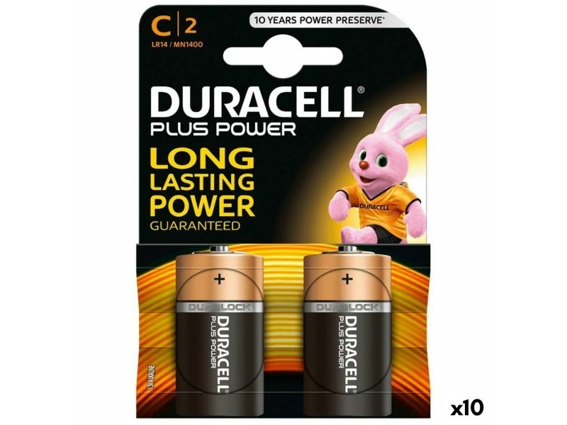 Батерии DURACELL Plus Power L2 CLR14 1,5 V LR14 (10 броя)