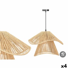 Полилей Gift Decor Черен Естествен Метал хартия 40 W 41 x 30 x 41 cm (4 броя)