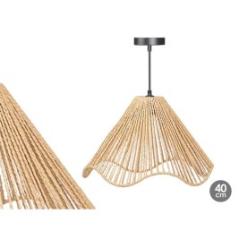 Полилей Gift Decor Черен Естествен Метал хартия Пластмаса 40 W 40 x 25 x 40 cm (4 броя)