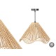Полилей Gift Decor Черен Естествен Метал хартия Пластмаса 40 W 40 x 25 x 40 cm (4 броя)