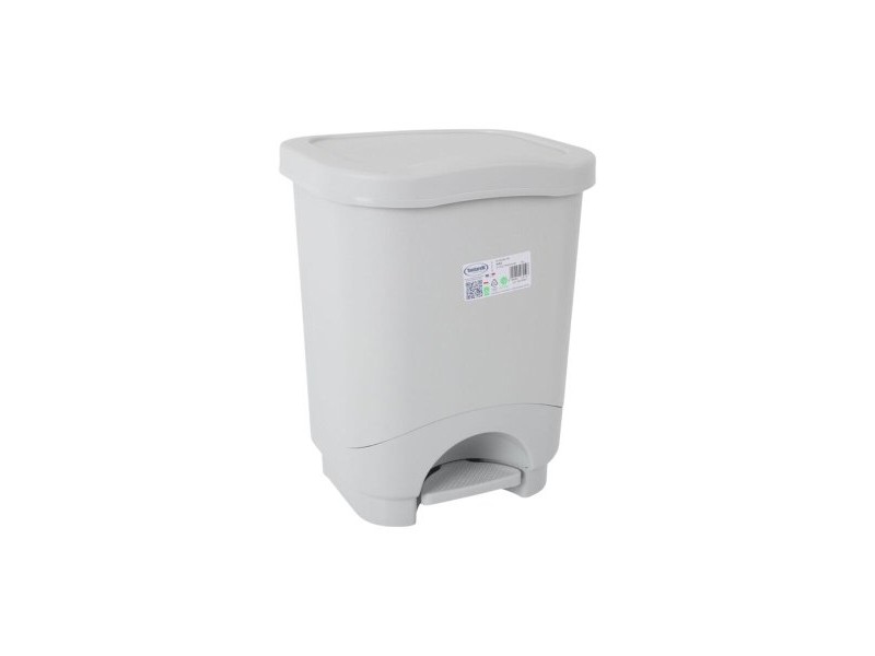Кошче за Боклук с Педал Tontarelli Idea Сив 18 L (4 броя)