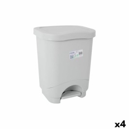 Кошче за Боклук с Педал Tontarelli Idea Сив 18 L (4 броя)