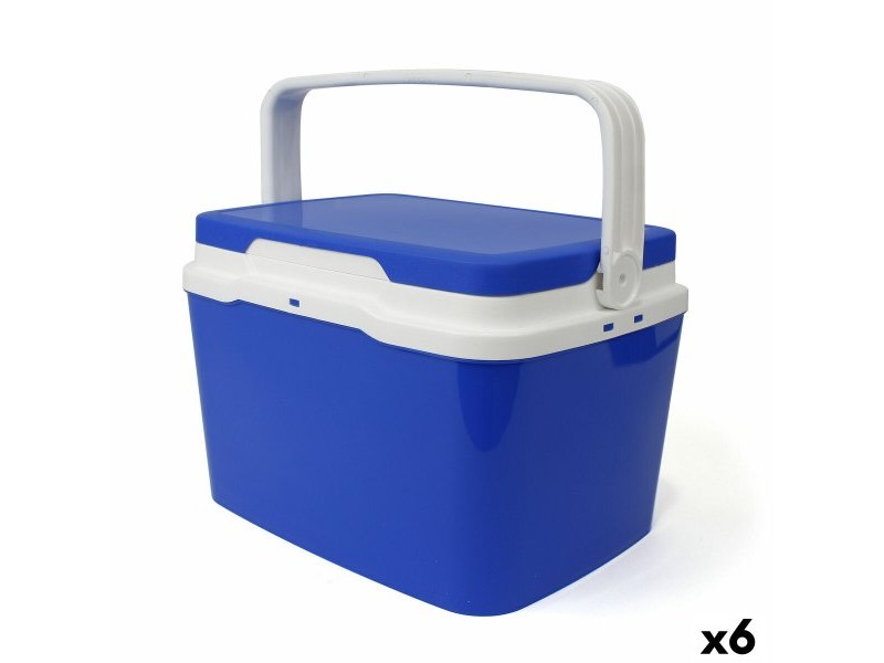 Преносима Хладилна Чанта Aquapro Blue Син 28 x 21,5 x 19 cm (6 броя)