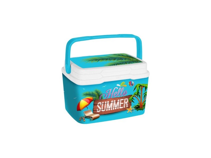 Преносима Хладилна Чанта Aquapro Hello Summer Многоцветен 5 L 28 x 22 x 19 cm (6 броя)
