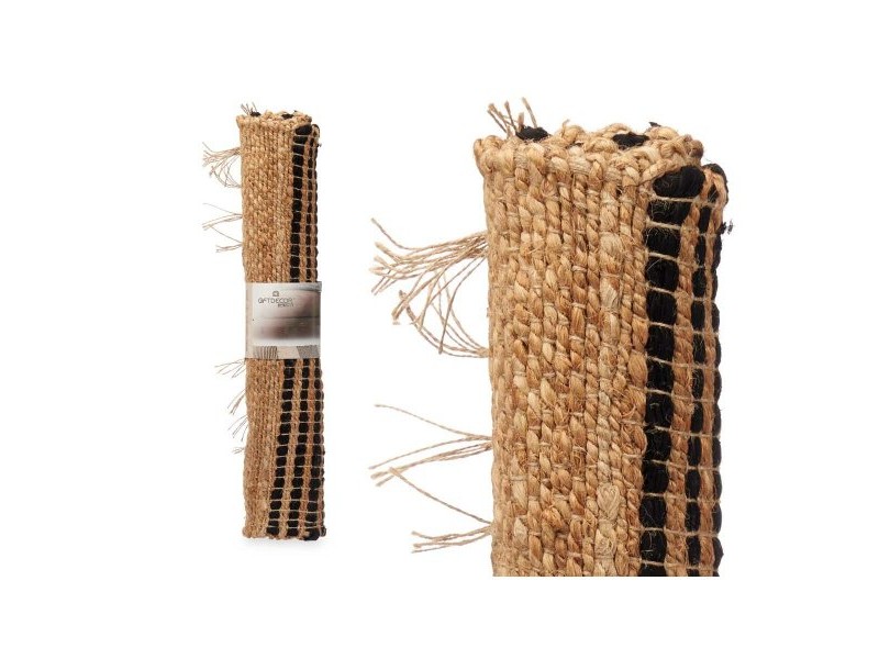 Килим Gift Decor Черен Естествен 60 x 90 cm (12 броя)
