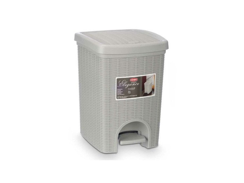 Кошче за боклук Stefanplast Светло сив Пластмаса 20 L (6 броя)