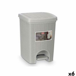 Кошче за боклук Stefanplast Светло сив Пластмаса 20 L (6 броя)