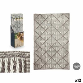 Килим Gift Decor Бял Сив полипропилен 120 x 180 cm (12 броя)