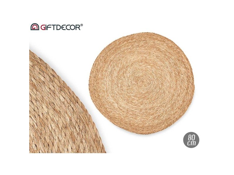 Килим Gift Decor Естествен Еспарто 80 x 2 x 80 cm (6 броя)