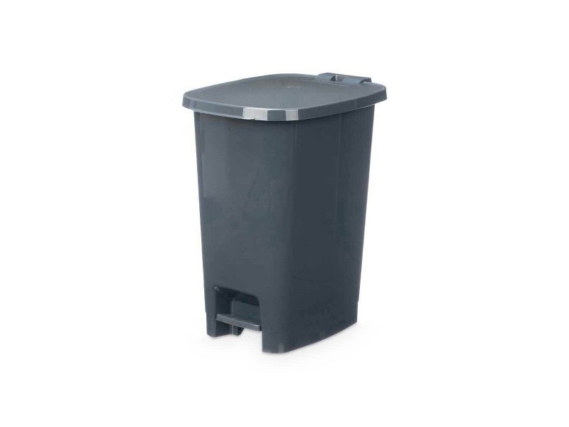 Кошче с педал Антрацит Пластмаса 25 L (6 броя)