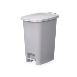 Кошче с педал Сив Пластмаса 25 L (6 броя)