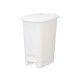 Кошче с педал Бял Пластмаса 25 L (6 броя)