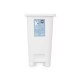 Кошче с педал Бял Пластмаса 25 L (6 броя)