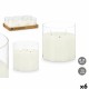 LED Свещ Gift Decor Бял Прозрачен 15 x 15 x 15 cm (AA) (6 броя)