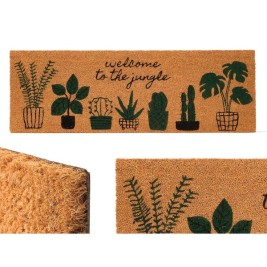 Изтривалка за Врата Gift Decor Jungle Естествен PVC Кокосови влакна 120 x 1 x 40 cm 40 x 10 x 120 cm (6 броя)