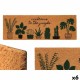 Изтривалка за Врата Gift Decor Jungle Естествен PVC Кокосови влакна 120 x 1 x 40 cm 40 x 10 x 120 cm (6 броя)