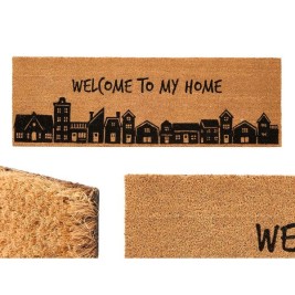 Изтривалка за Врата Gift Decor My home Естествен PVC Кокосови влакна 120 x 1 x 40 cm 40 x 10 x 120 cm (6 броя)