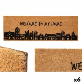Изтривалка за Врата Gift Decor My home Естествен PVC Кокосови влакна 120 x 1 x 40 cm 40 x 10 x 120 cm (6 броя)