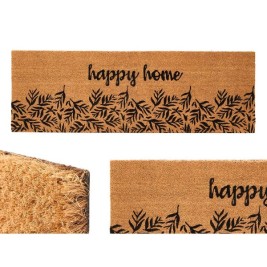 Изтривалка за Врата Gift Decor Happy home Естествен PVC Кокосови влакна 120 x 1 x 40 cm 40 x 10 x 120 cm (6 броя)