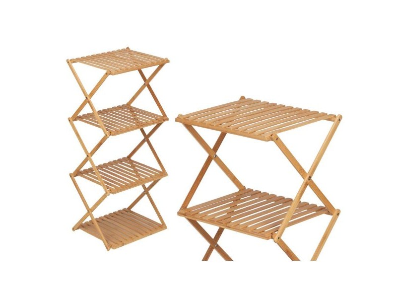 Лавица Gift Decor Естествен Бамбук 40 x 92,5 x 33,2 cm 40 x 45 x 7 cm (4 броя)