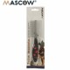 Гребен Mascow Черен Червен Зелен полиестер Стомана 4 x 20,5 x 1,5 cm 12 броя