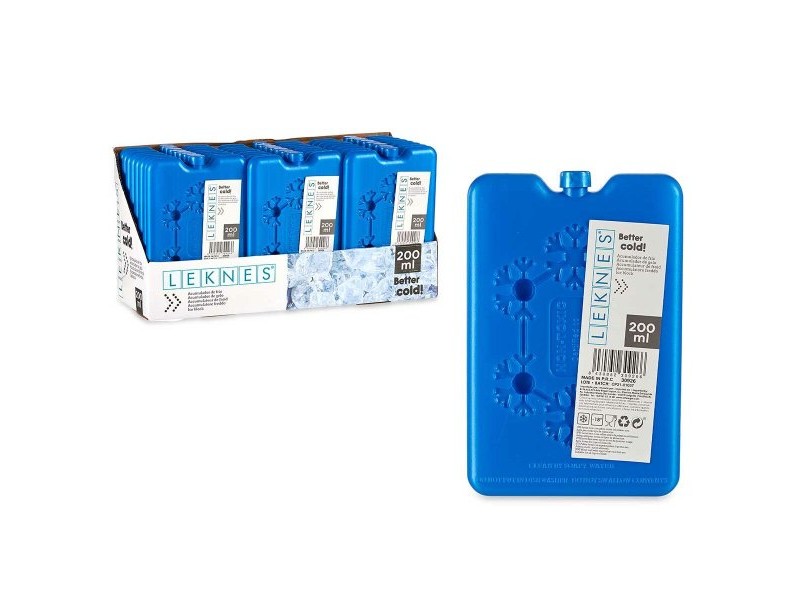Охлаждащ Акумулатор Leknes 200 ml 11 x 16,5 x 1,5 cm (24 броя)