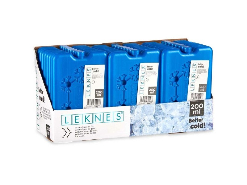 Охлаждащ Акумулатор Leknes 200 ml 11 x 16,5 x 1,5 cm (24 броя)