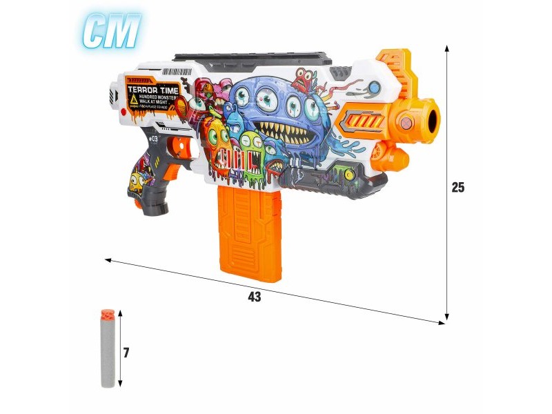 Пистолет за Дартс Colorbaby 43 x 25 x 6,5 cm 4 броя