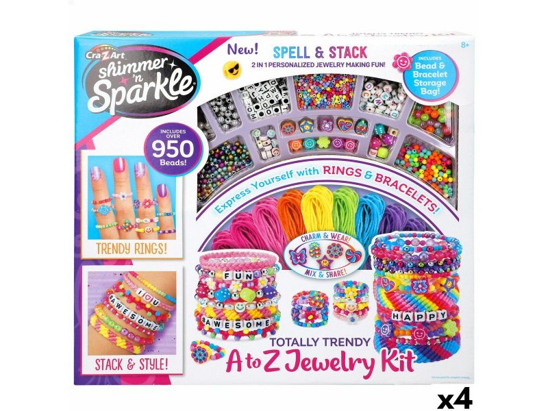 Комплект Бижута Cra-Z-Art 0,1 x 0,1 x 0,1 cm (4 броя)
