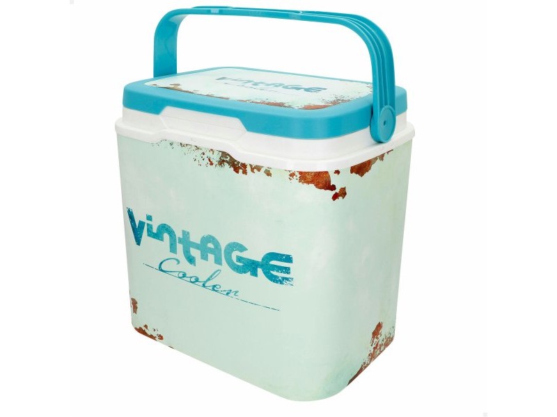 Преносима Твърда Хладилна Чанта Aktive 24 L 37 x 35 x 27 cm Син (2 броя)