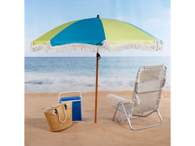 Плажен чадър Aktive Многоцветен 180 x 187 x 180 cm (4 броя)