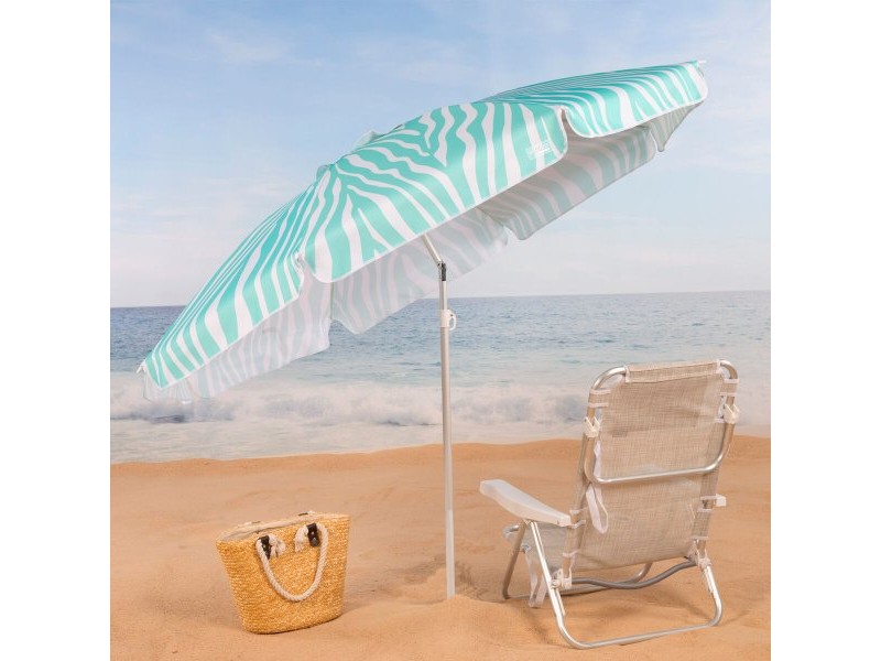 Плажен чадър Aktive Син 200 x 195 x 200 cm (6 броя)