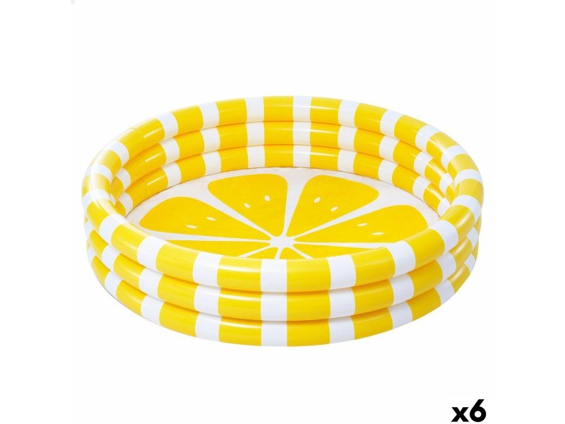 Детски басейн Intex Лимон 147 x 33 x 147 cm Жълт (6 броя)
