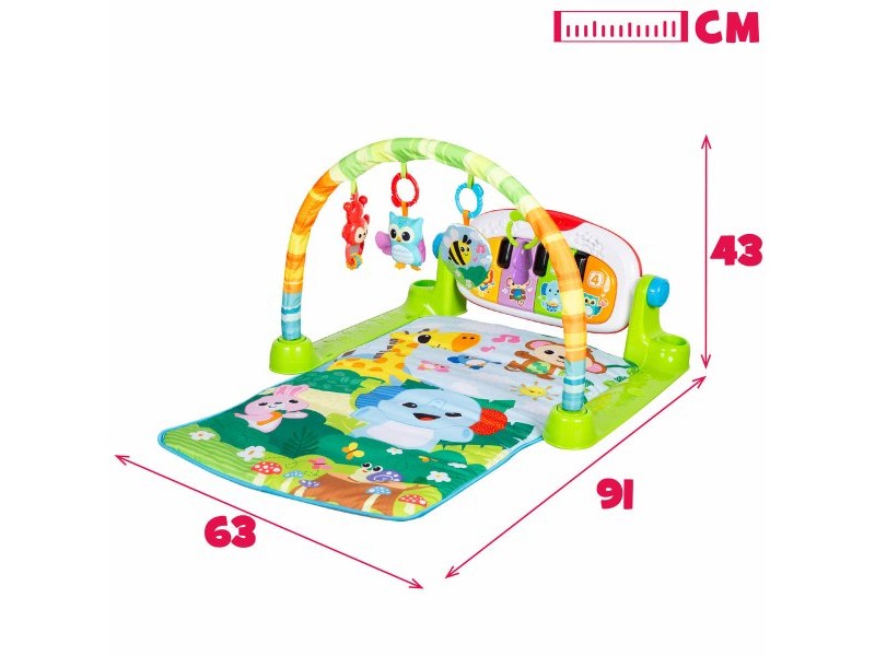 Подложка за игра Winfun Плат Пластмаса 63 x 43 x 91 cm (2 броя)