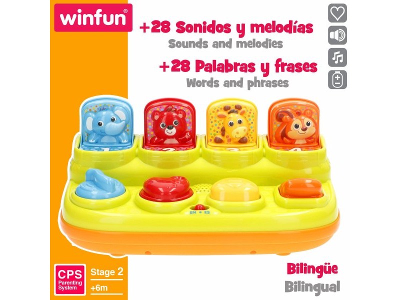 Музикална Играчка Winfun 25 x 12 x 14 cm (4 броя)