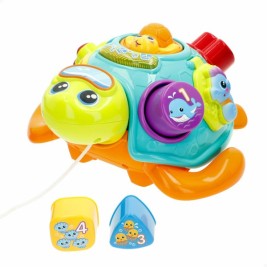 Играчка за дърпане Winfun 23 x 12 x 23 cm Костенурка Многоцветен (2 броя)
