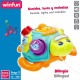 Играчка за дърпане Winfun 23 x 12 x 23 cm Костенурка Многоцветен (2 броя)