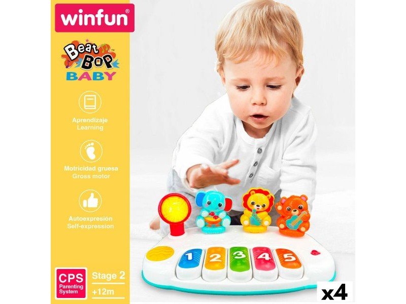 Играчка пиано Winfun 26 x 11 x 15 cm (4 броя)
