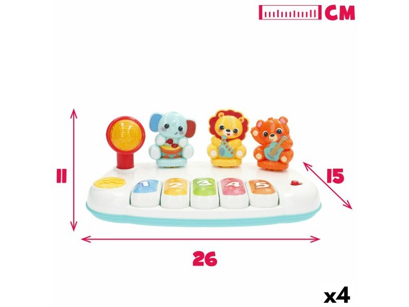 Играчка пиано Winfun 26 x 11 x 15 cm (4 броя)