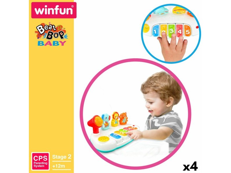 Играчка пиано Winfun 26 x 11 x 15 cm (4 броя)