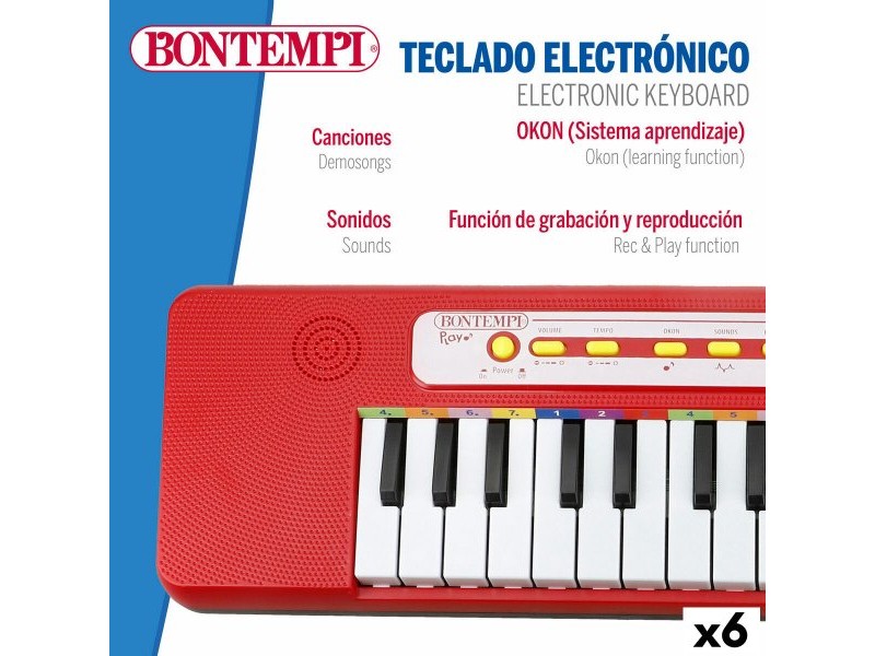 Клавиатура Bontempi 47 x 3,5 x 13 cm (6 броя)
