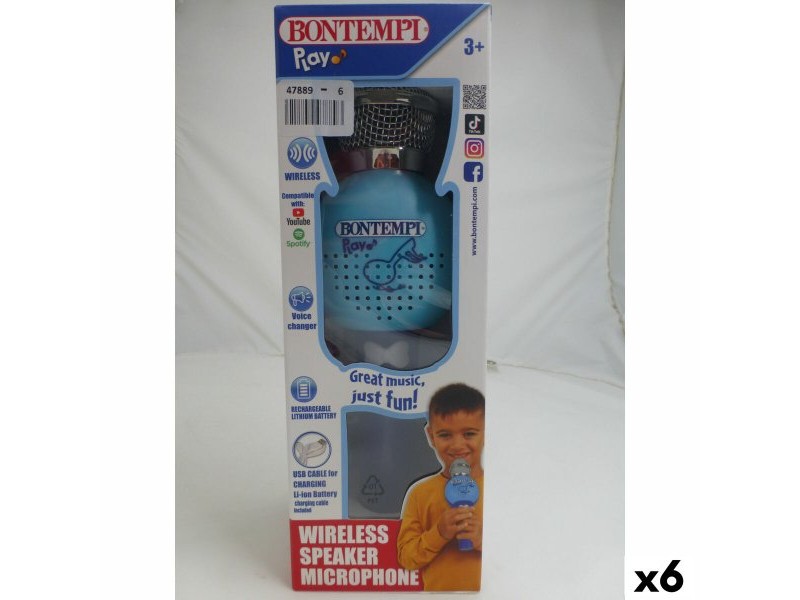 Mикрофон Караоке Bontempi 6 броя