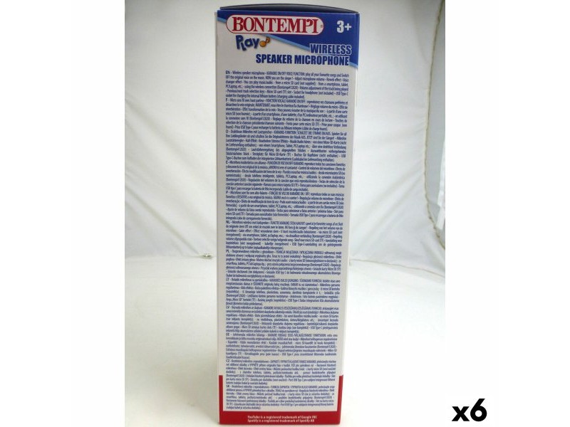 Mикрофон Караоке Bontempi 6 броя