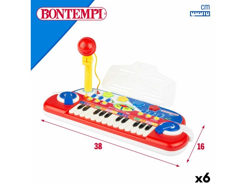 Електронно Пиано Bontempi 38 x 18 x 17 cm (6 броя)