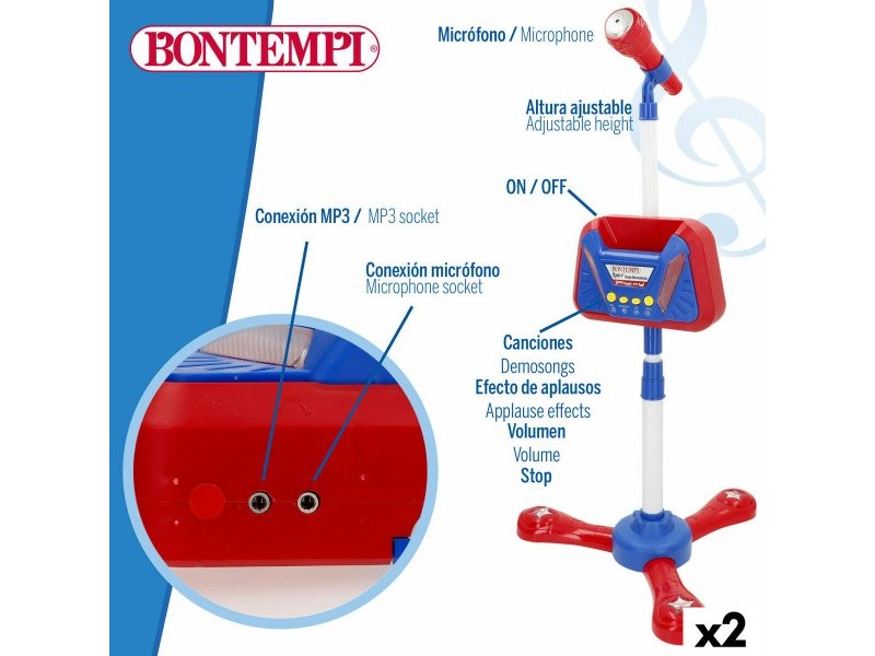 Музикална Играчка Bontempi 37 x 105 x 37 cm (2 броя)